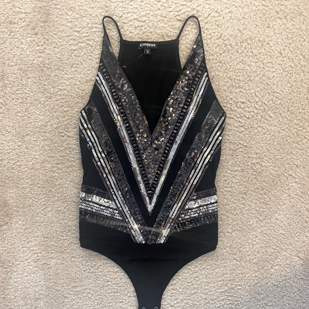 Express Sequin Body Suit